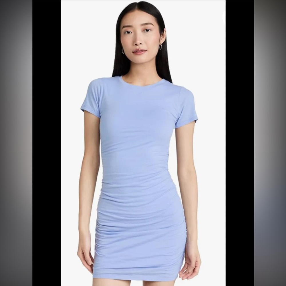 Velvet by Graham & Spencer Cailey Dress Ruched Mini Dress NWT
